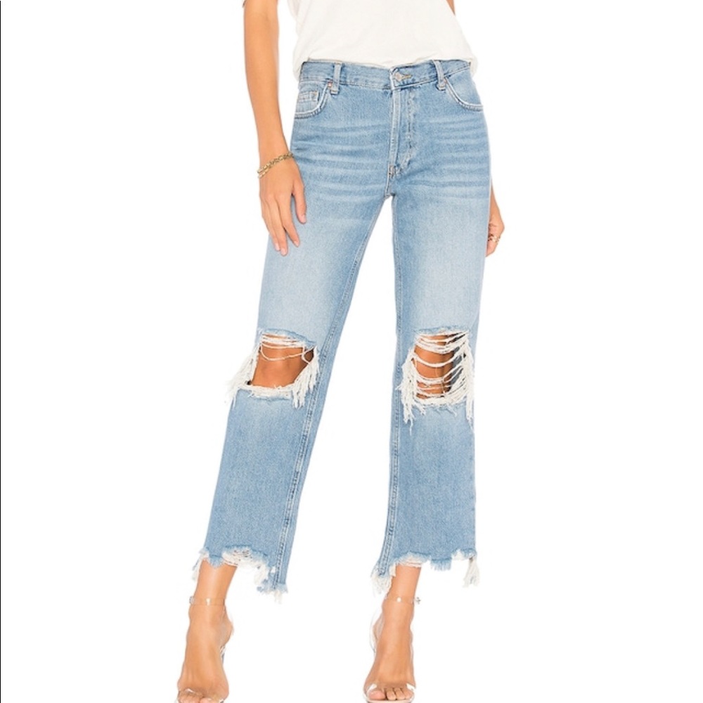 Free People Maggie Straight Jean